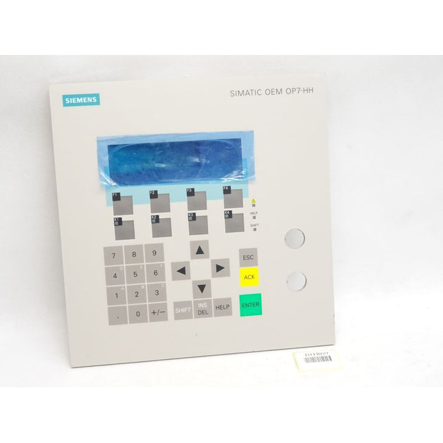 Siemens Front Simatic OEM OP7-HH Panel 6AV3607-7JC20-1AQ0 A5E00093447 / Neuwertig - Maranos.de