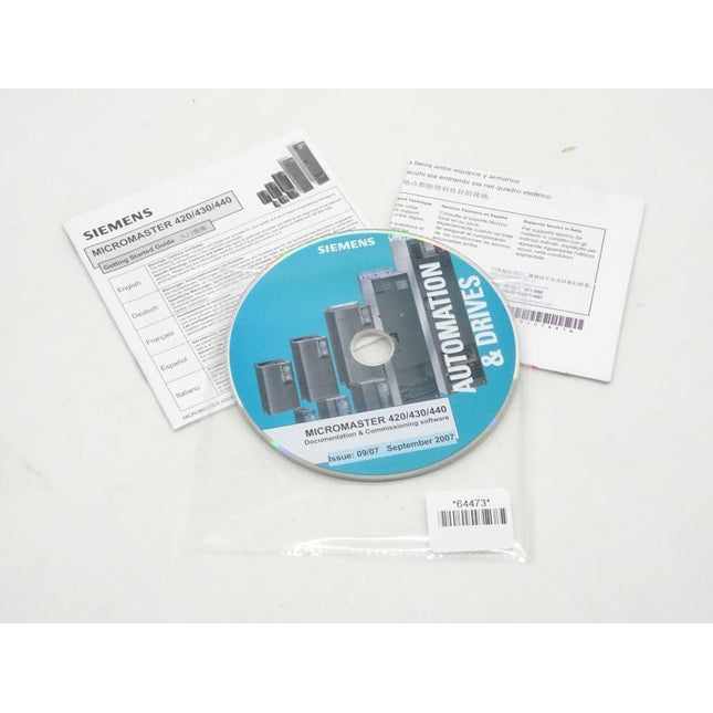 Siemens A5E01045378A MM420/430/440 Multi-Language Pack neu - Maranos.de