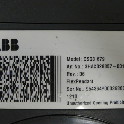 ABB DSQC 679 back Cover Rückschale - Maranos.de