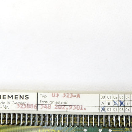 Siemens Sinumerik Platine 03323-A 5482029301.00 E:D - Maranos.de