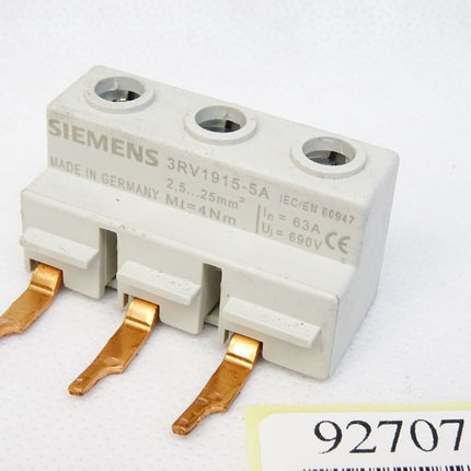 Siemens 3-Phasen-Einspeiseklemme 3RV1915-5A - Maranos.de