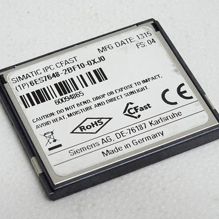 Siemens 6ES7648-2BF10-0XJ0 6ES7 648-2BF10-0XJ0 SIMATIC CFAST-Speicherkarte 16 GB - Maranos.de