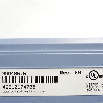 B&R 3DM486.6 Rev.E0 2005 Digitales Mischmodul - Etikette auf der Klappe fehlt - Maranos.de
