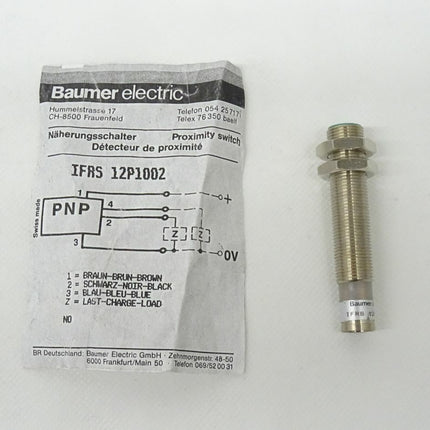 Baumer electric IFRS12P1002 Näherungsschalter IFRS 12P1002 - Maranos.de