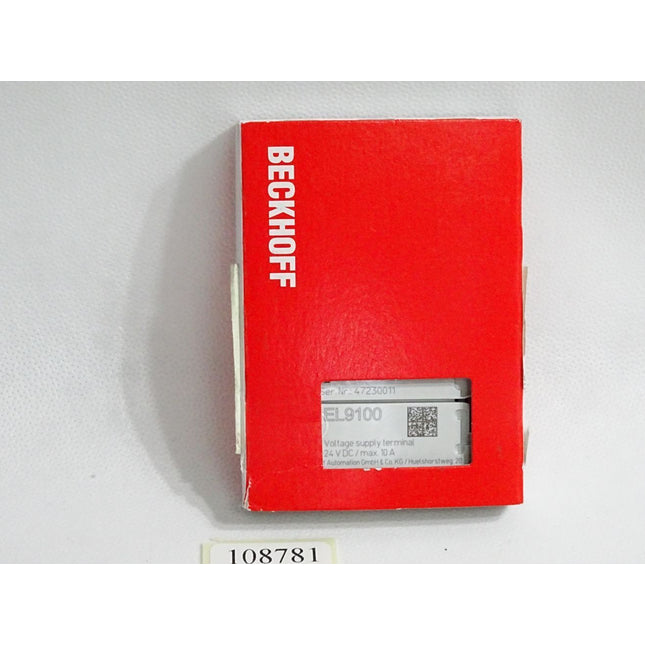 Beckhoff EL9100 Potenzialeinspeiseklemme / Neu OVP versiegelt - Maranos.de