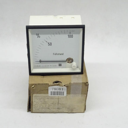 Endress + Hauser 000362-0500 Drehspul-Messgerät V-PQS 96 neu-OVP - Maranos.de