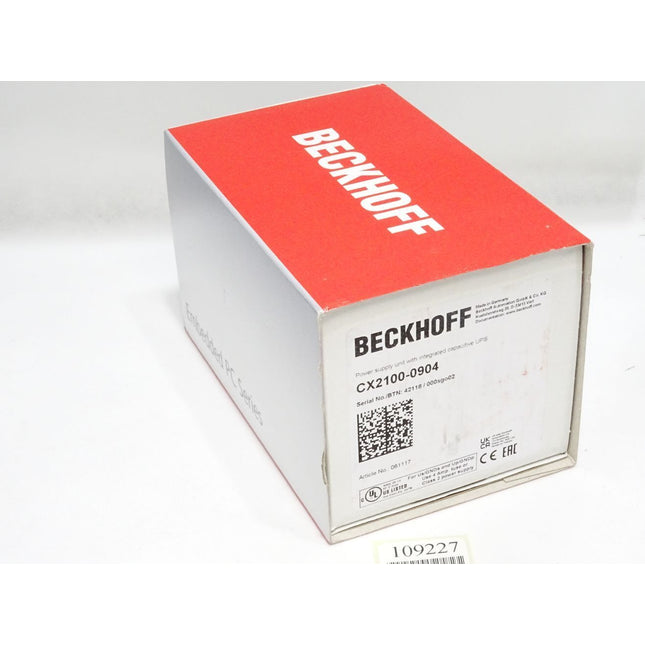 Beckhoff CX2100-0904 Netzteil mit integrierter kapazitiver USV / Neu OVP - Maranos.de