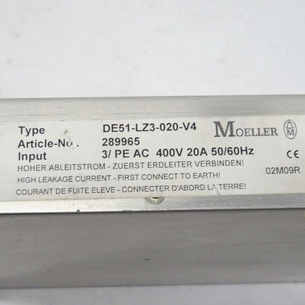 Moeller DE51-LZ3-020-V4 / Funk Entstörfilter Filter - Maranos.de