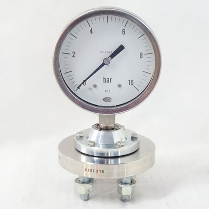 Wika Ettore Cella BN150 Manometer 0-10bar / Neu - Maranos.de