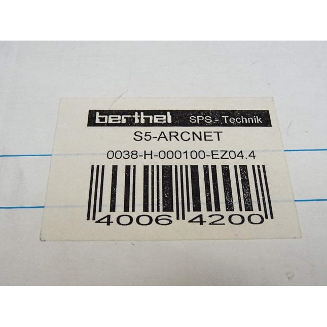 Berthel S5-Arcnet 64200 0038-H-000100 EZ04.4 / Neu OVP - Maranos.de