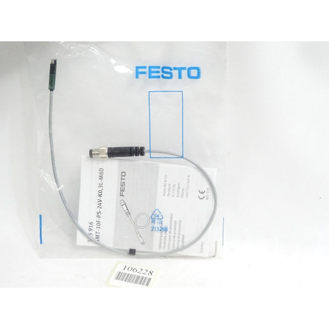 Festo 525916 Näherungsschalter SMT-10F-PS-24V-K0,3L-M8D / Neu OVP - Maranos.de