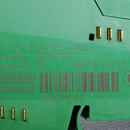 Phoenix Contact 2878722 IB IL RS 232-PRO-PAC Kommunikationsmodul - Maranos.de