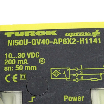 Turck Ni50U-QV40-AP6X2-H1141 Induktiver Sensor / Unbenutzt - Maranos.de