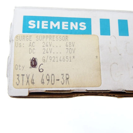 Siemens Surge Suppressor 3TX4490-3R / Inhalt : 6 Stück  / Neu OVP - Maranos.de