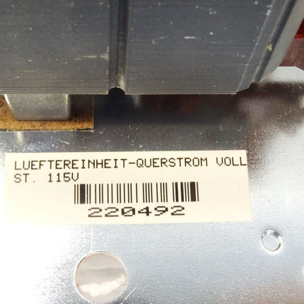 Alcatel Querstromlüfter mit Blech / Lüftereinheit Indramat QLN65/0012 A3-3038L-33 115V / LE4-115 / Neu OVP - Maranos.de