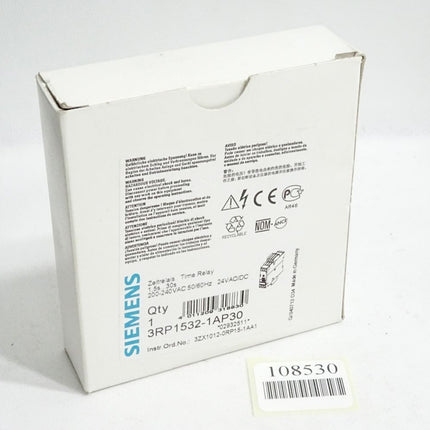 Siemens Zeitrelais 1.5s...30s 3RP1532-1AP30 / Neu OVP - Maranos.de