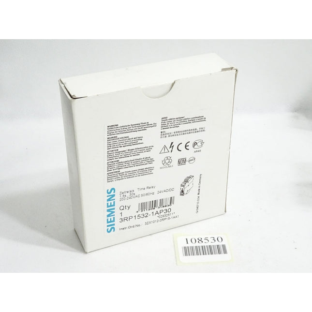 Siemens Zeitrelais 1.5s...30s 3RP1532-1AP30 / Neu OVP - Maranos.de