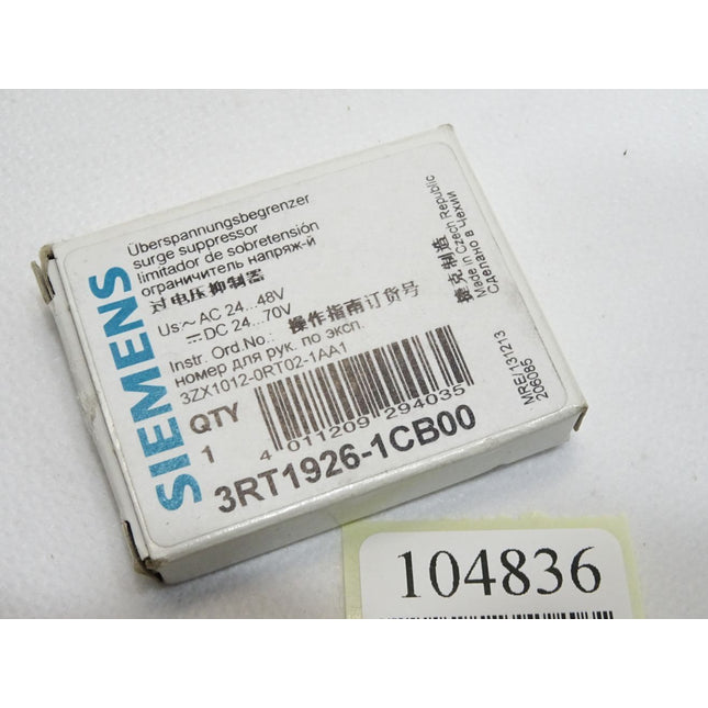 Siemens Überspannungsbegrenzer 3RT1926-1CB00 / Neu OVP - Maranos.de