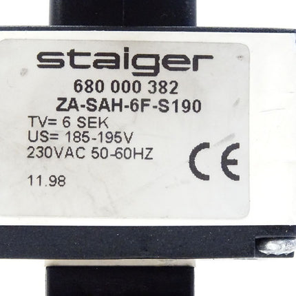 Staiger 680000382 / ZA-SAH-6F-S190 + 670000018 / MA132-001P - Maranos.de