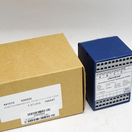 Janitza Summation Current Transformer STS40 1502562 / Neu OVP - Maranos.de