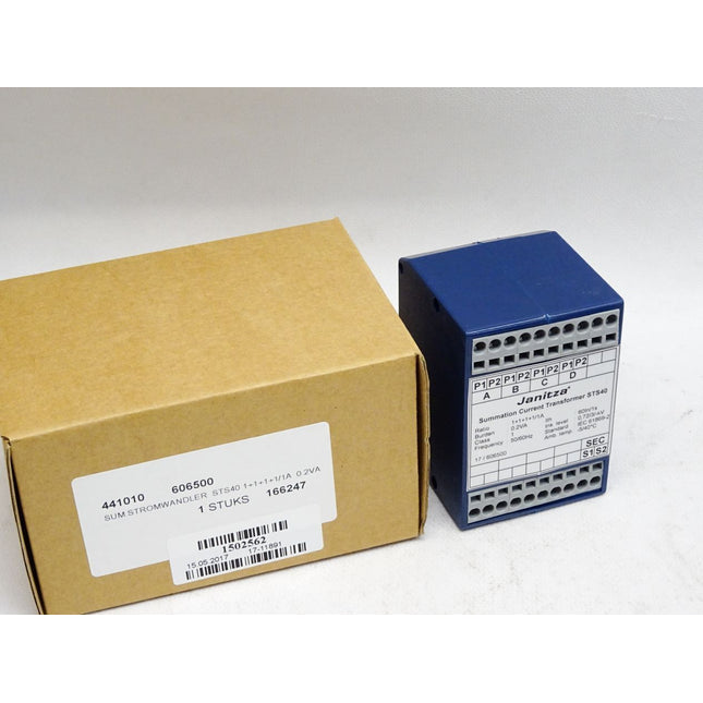 Janitza Summation Current Transformer STS40 1502562 / Neu OVP - Maranos.de