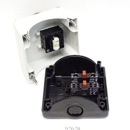 Siemens Pilzdrucktaster schwarz mit Gehäuse 3SB3801-0FA30-0CC0 + 3SB3423-0C - Maranos.de