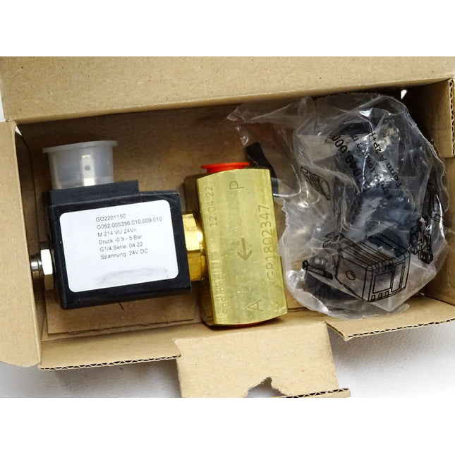 Vakuumventil GO2201150 G052.005356.010.009.010 M214 VU 24V= 0.9-5bar G1/4 24VDC / Neu OVP - Maranos.de