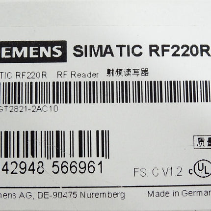 Siemens Simatic RF220R 6GT2821-2AC10 RF Reader / Neu OVP - Maranos.de