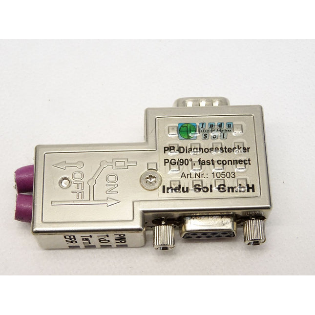 Indu-Sol PB-Diagnosestecker PG/90° fast connect 10503 - Maranos.de