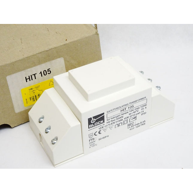 Block Safety-Isolating Transformer HIT105 / Neu OVP - Maranos.de