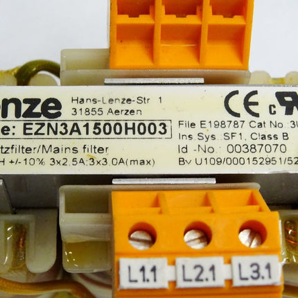 Lenze EZN3A1500H003 Netzfilter - Maranos.de