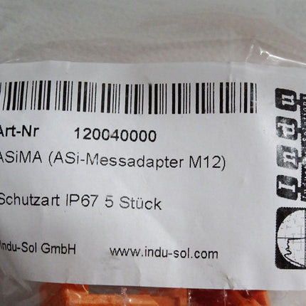 InduSol 120040000 ASiMA AS-i-Messadapter M12 / Inhalt : 5 Stück / Neu OVP - Maranos.de