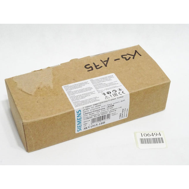 Siemens 3RV1915-1BB Inhalt : 9 Sammelschiene / Neu OVP - Maranos.de