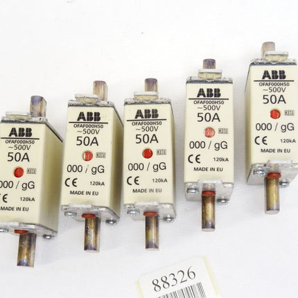 ABB OFAF000H50 ~500V 50A / 1SCA022627R1210 / Inhalt : 5 Stück - Maranos.de