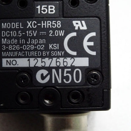 Sony Camera XC-HR58 CCD Fujinon Fujifilm 1:1.4/12.5mm HF12.5HA-1B - Maranos.de