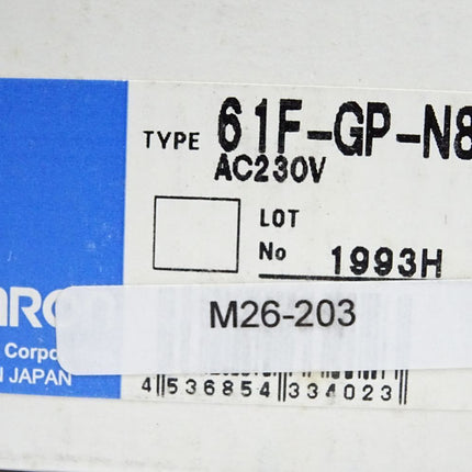 Omron 61F-GP-N8H Niveauregler / Neu OVP - Maranos.de