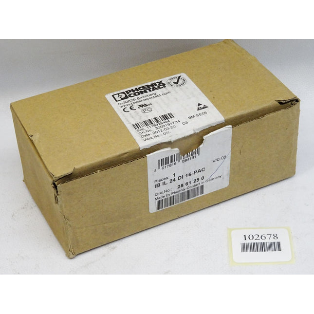 Phoenix Contact 2861250 IB IL 24 DI 16-PAC Digitalmodul / Neu OVP - Maranos.de