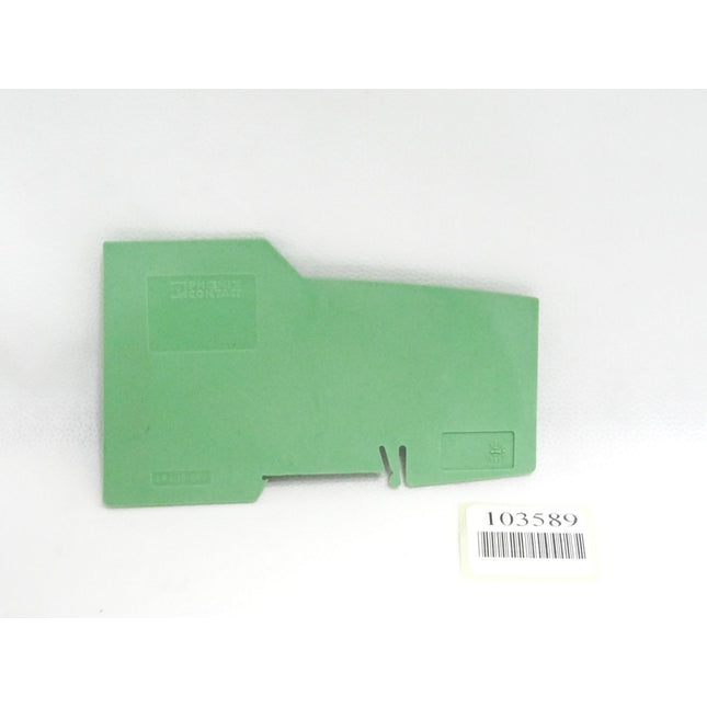 Phoenix Contact Endplatte Abschlussplatte grün Abteilungstrennplatte - Maranos.de