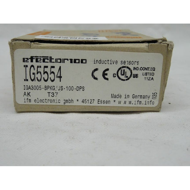 IFM Electric IG5554 efector 100 induktiver Sensor neu-OVP - Maranos.de