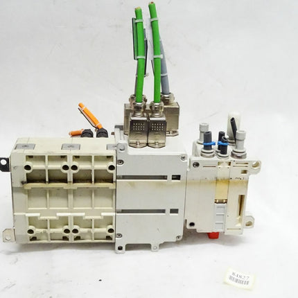 SMC Bus Modul EX245-SPR1-X165 + I/O Block EX245-DX1-X36 / EX245-DY1-X37 + Valve VQC2201NR-5-X27 - Maranos.de