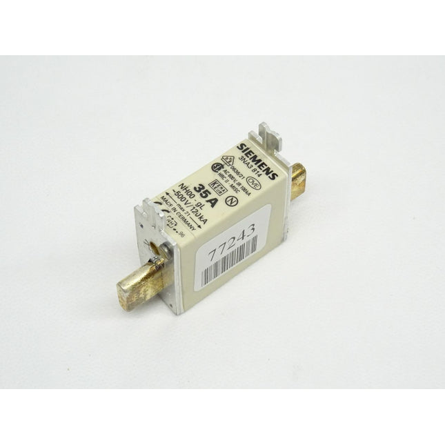Siemens 3NA3814 NH00-gL 500V/120kA / 3NA3 814/ - Maranos.de