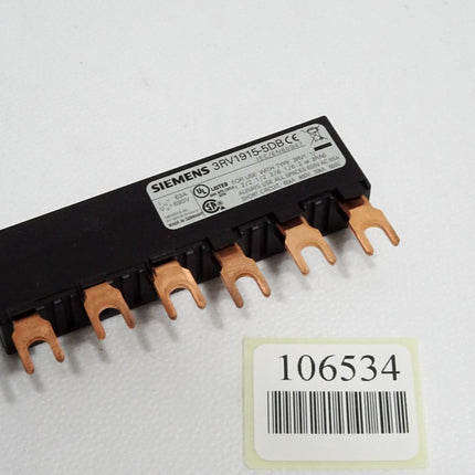 Siemens 3RV1915-5DB Verbindungsstück für 3-Phasen-Sammelschiene / Neu - Maranos.de