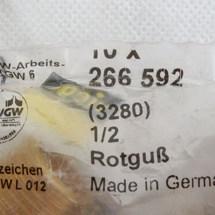 Viega Rotguß / 266592(3280) /  Inhalt : 11 Stück / Neu OVP - Maranos.de