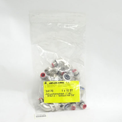 Helukabel 94170 Schlauchverschraub. LT 90 M16x1,5 -Schlauch NW 3/8" / Inhalt:10 Stück / Neu OVP - Maranos.de