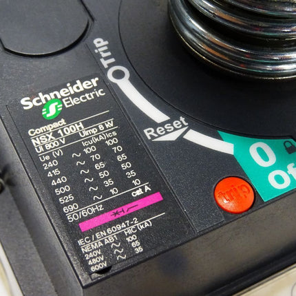 Schneider Electric Kompaktleistungsschalter Compact NSX100H vigi NSX100/160 NSX100-160-250 F/N/H/NA - Maranos.de