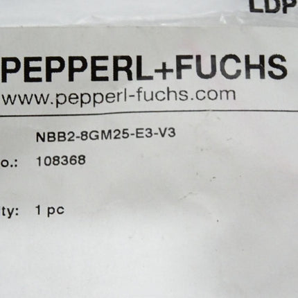 Pepperl+Fuchs 108368 NBB2-8GM25-E3-V3 Induktiver Sensor / Neu OVP - Maranos.de