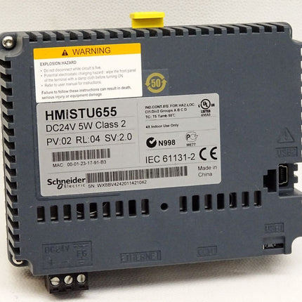 Schneider Electric Magelis Touchpanel-Bildschirm HMISTU655 Front Module / Neu - Maranos.de