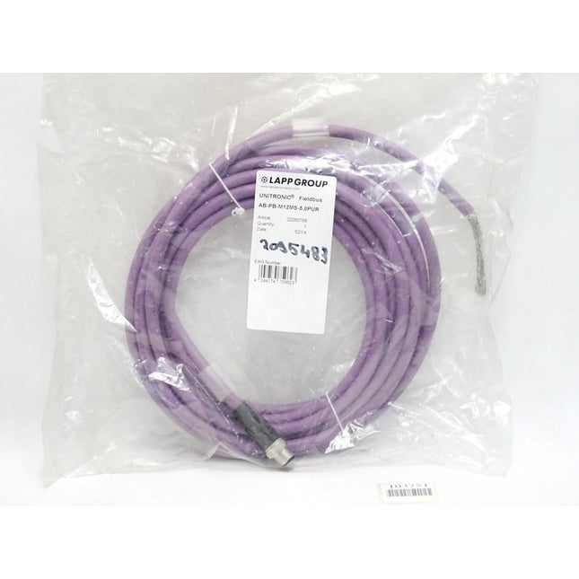 Lapp Kabel AB-PB-M12MS-5,0PUR UNITRONIC® Fieldbus 22260768 / Neu OVP - Maranos.de