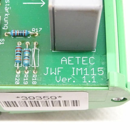 AETEC JWF IM115 Steuermodul Version.1.1 - Maranos.de