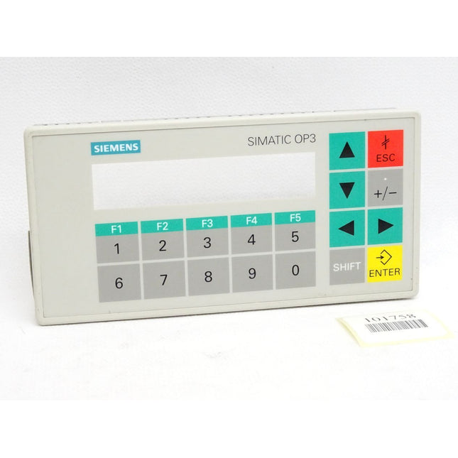 Siemens Front OP3 Panel 6AV3503-1DB10 leichte Kratzer runde Ecke - Maranos.de